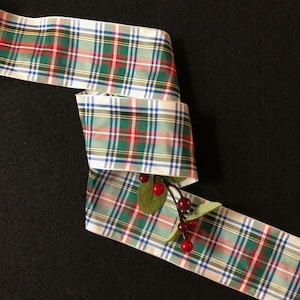 2 3/4 Inch Dress Stewart Tartan Ribbon