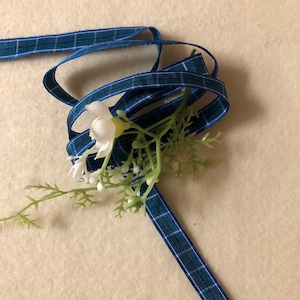 3/8 Inch Douglas Tartan Ribbon