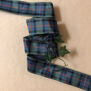 1 1/2 Inch Flowers of Scotland Tartan Ribbon