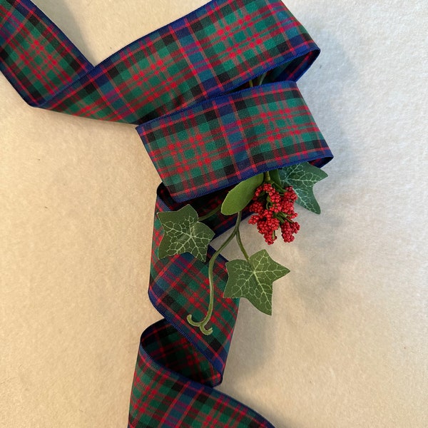 1 1/2 Inch MacDonald Tartan Ribbon