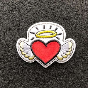 Applikation - Angelic Heart Bügelbild