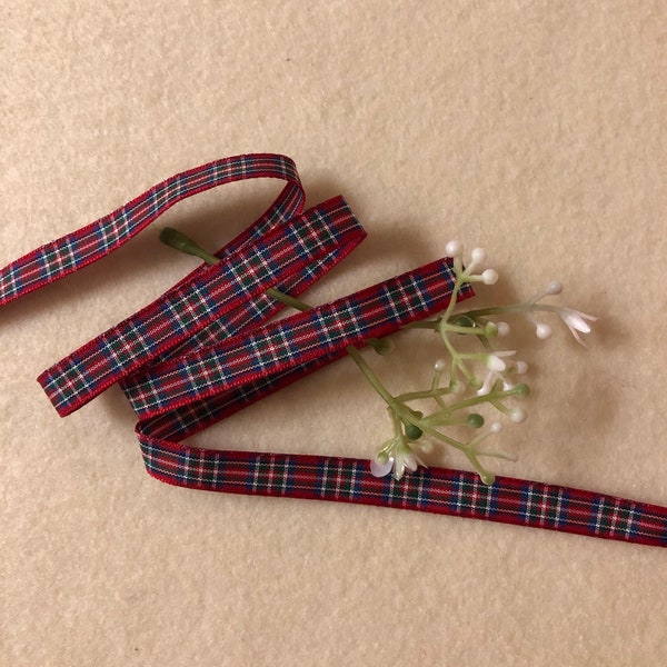 Calza Befana Tartan Scozzese Con Fiocco Rosso O Verde - Foto 6
