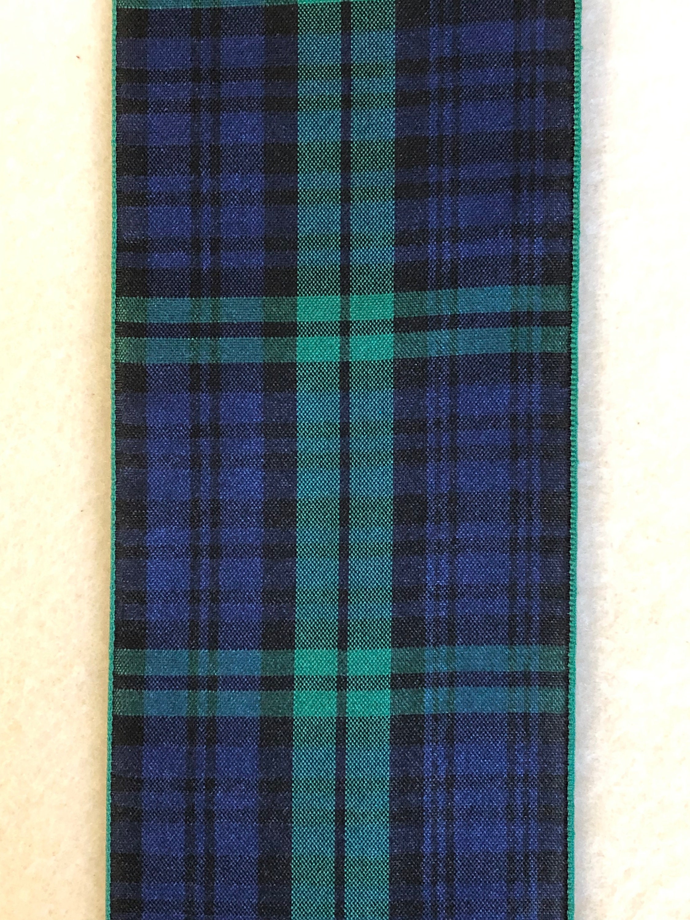 Sample Watch Ribbon 2 3/4 Inches Black Watch Tartan Ribbon - Etsy