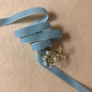 5/8 Inch Hydrangea Nyvalour Swiss Velvet Ribbon
