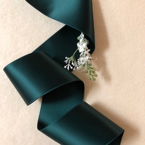 2 3/4 Inch Hunter Swiss Double Face Satin