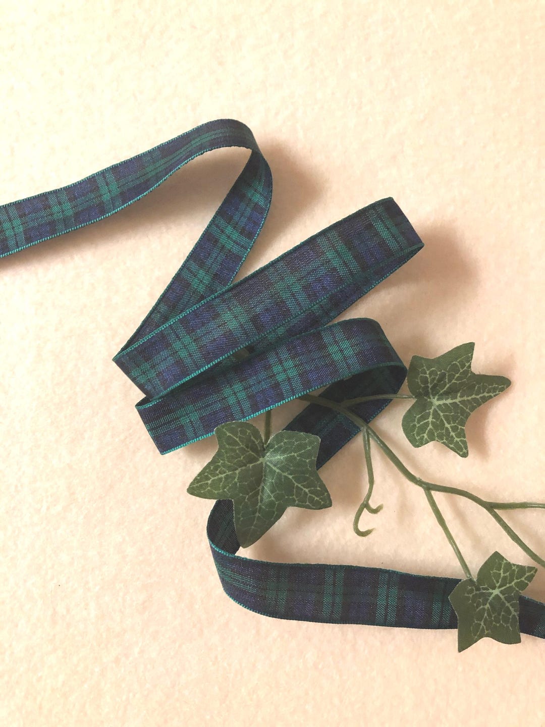 Sample Watch Ribbon 5/8 Inch Black Watch Tartan Ribbon - Etsy