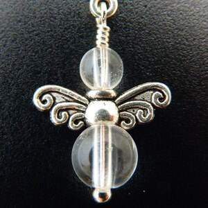 Schutzengel Charm Anhänger Sternzeichen Bergkristall