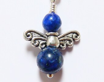 Schutzengel Charm Anhänger Sternzeichen LapisLazuli