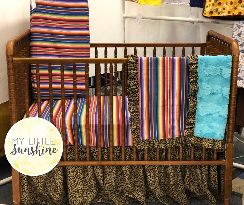 serape crib bedding