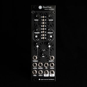 uPlaits Beehive Micro Mutable Instruments Plaits Eurorack Synthesizer Module (Black Aluminum)