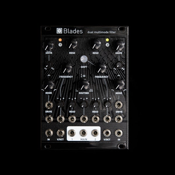 Mutable Instruments Blades Eurorack Dual Multimode Filter Clone Module (Black Aluminum)