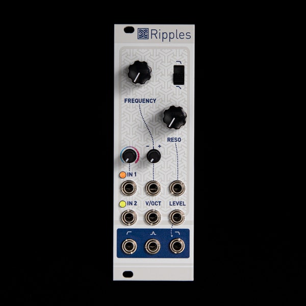 Mutable Instruments Ripples v2 Eurorack Filter Clone Module (White Aluminum)