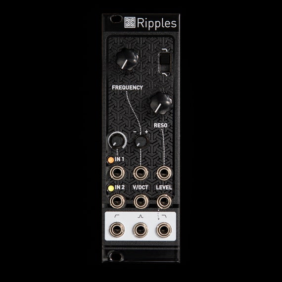 Mutable Instruments Ripples V2 Eurorack Filter Clone Module black 