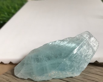 Aquamarine crystal, Natural raw aquamarine crystal gemstone