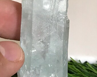 Aquamarine crystal, Natural raw aquamarine crystal gemstone