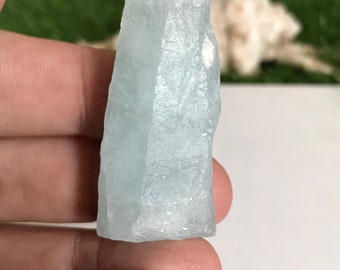 Aquamarine crystal, Natural raw aquamarine crystal gemstone