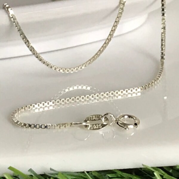 thumbnail image 2 of 12ct Silver Plated Thin Chain Choker Necklace - Sterling Silver Look, 16 Or 24 Inch Lengths Available 2 of 5