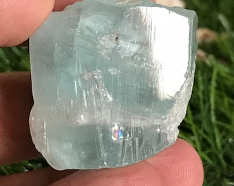 Aquamarine crystal, Natural raw aquamarine crystal gemstone