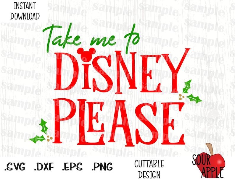 Christmas Quote Disney Please Disney Inspired Cutting Files Etsy