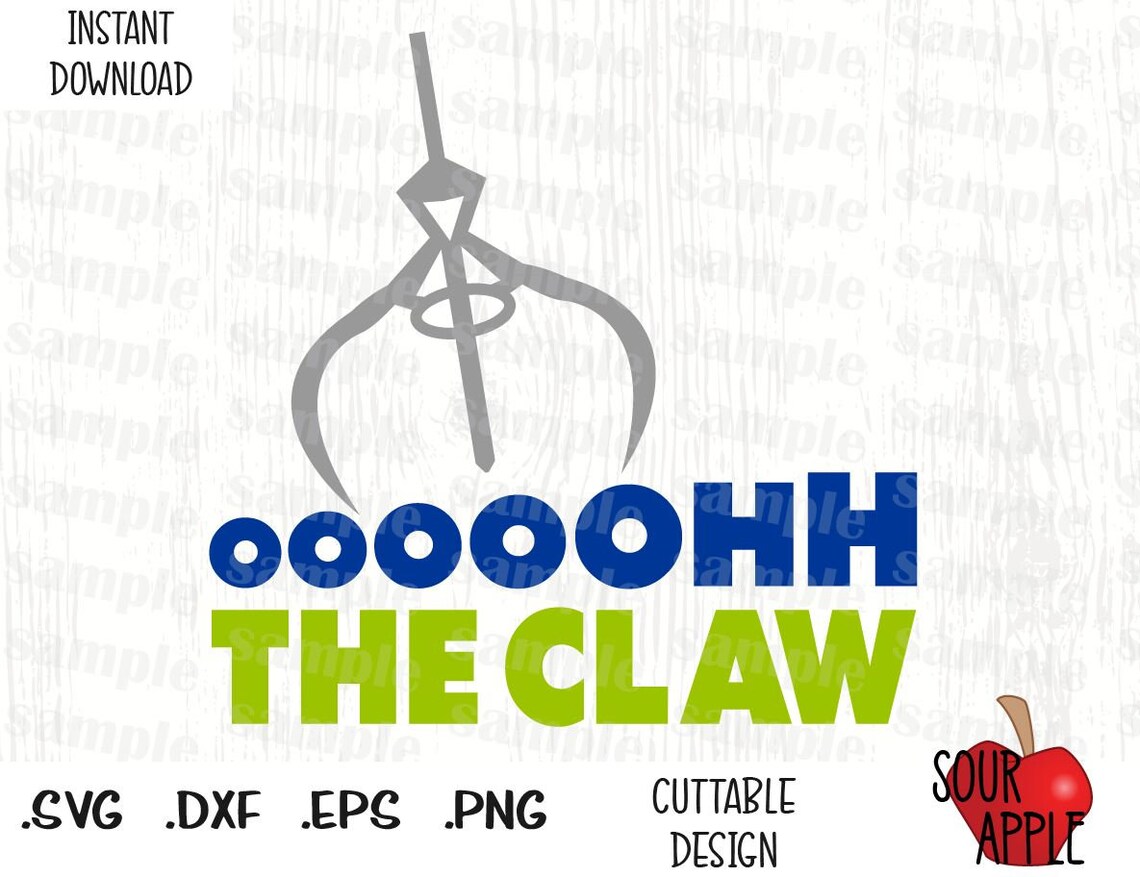 Alien Quote Oooh The Claw Toy Story Disney Inspired Cutting Etsy