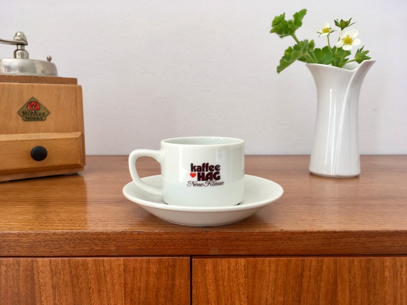 Vintage, espresso cup, coffee HAG, Schönwald, porcelain, made in Germany image 2
