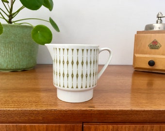 Vintage, milk jug, form Hamburg 2002, decor diamond wreath, design Lieselotte Kantner, 60s/70s, made in Germany, collector's item