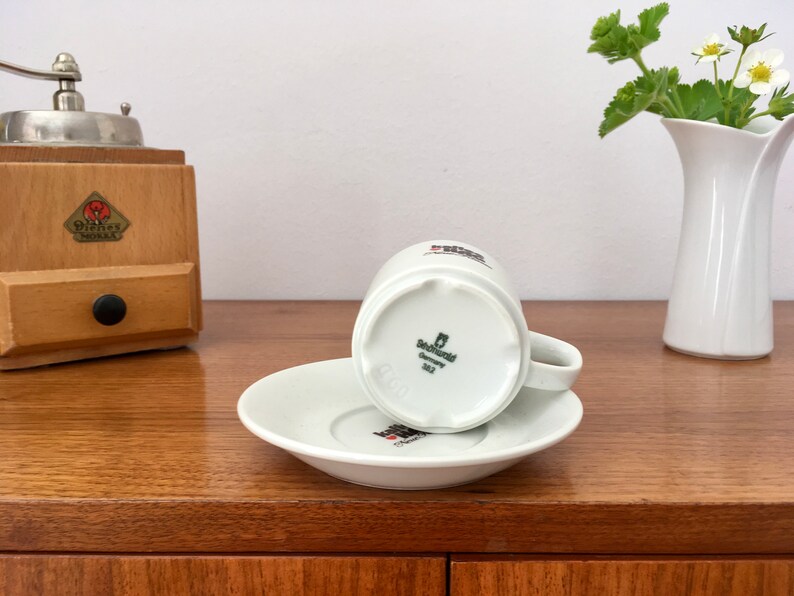 Vintage, espresso cup, coffee HAG, Schönwald, porcelain, made in Germany image 3