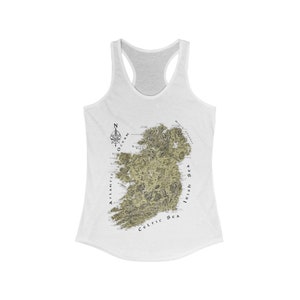 Irland Fantasy Damen Racerback Tank Top