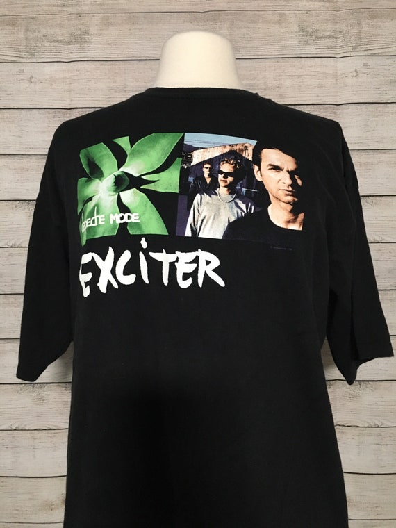 Vintage 2000s Depeche Mode Rock Band Music Graphic
