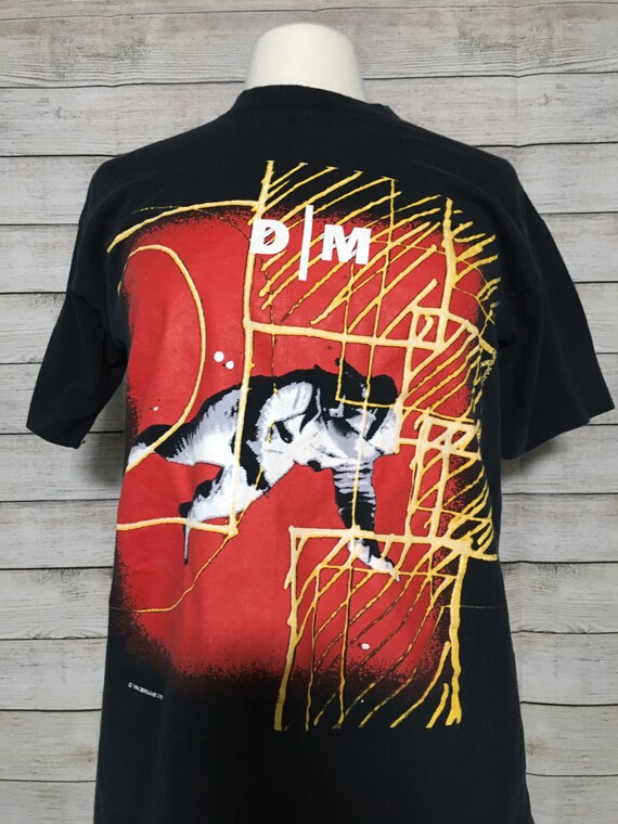 Vintage 90s Depeche Mode Rock Band Tour Graphic T