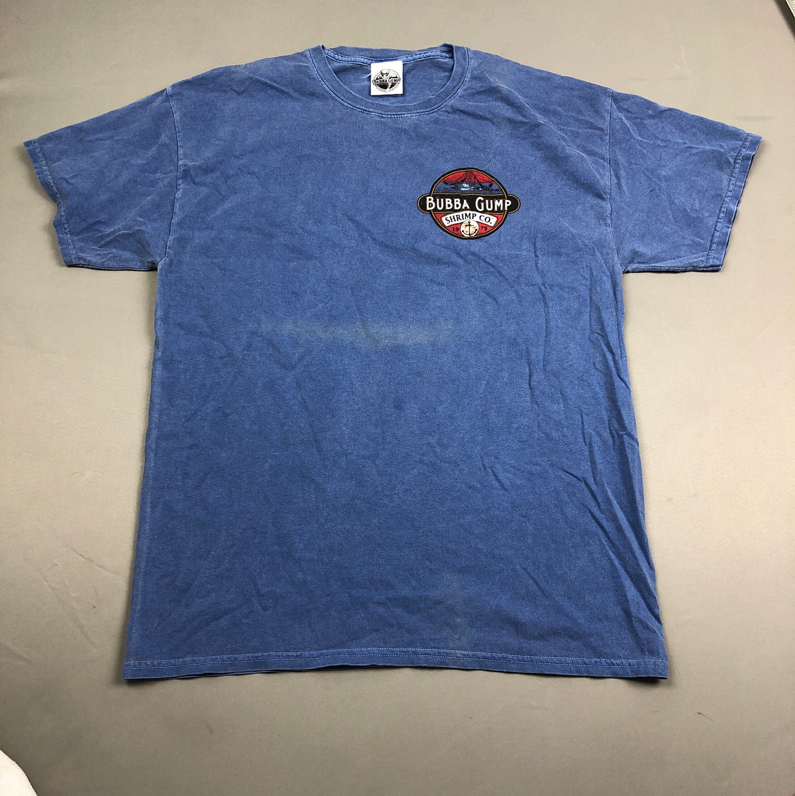 Bubba Gump Forrest Gump Blue Graphic T Shirt Size Large | Etsy