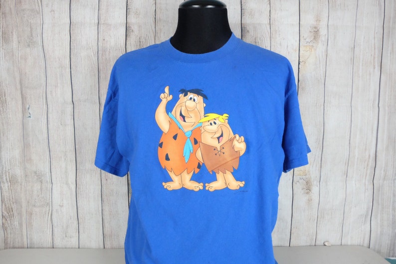 Vintage 2000 The Flintstones Cartoon Movie Promo Graphic T Shirt Size XL