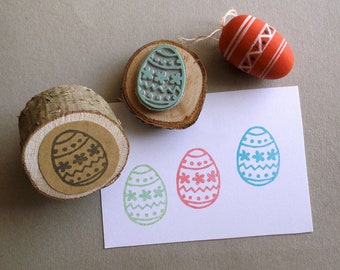 Motivstempel Huhn Wiese ca 28 x 38 mm Stempel Eier von gl/ücklichen H/ühnern!