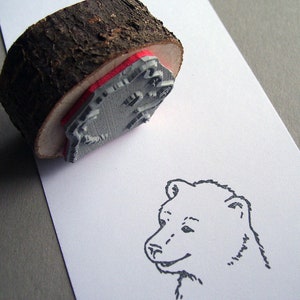 Stamp Bear Forest Animal image 3