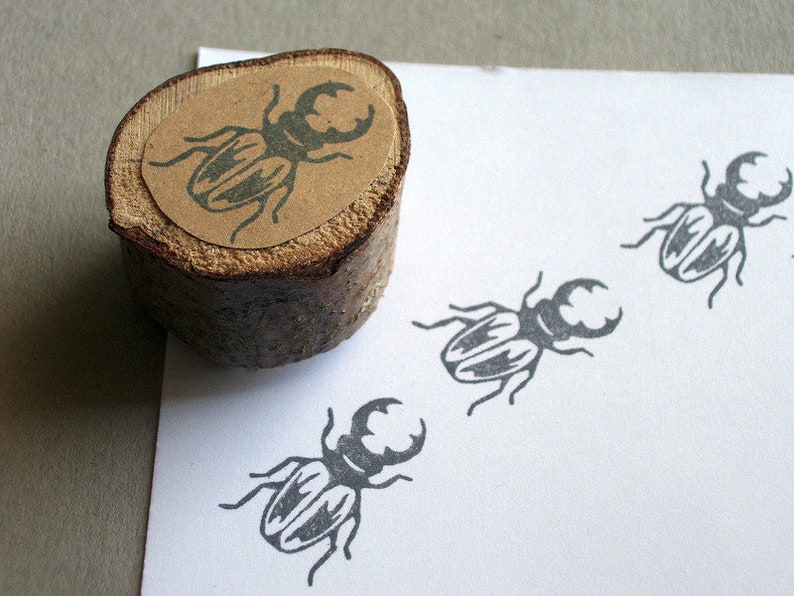 Stamp stag beetle beetle motif stamp insect image 3