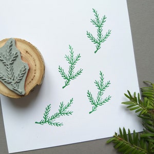Stempel Tannenzweig Zweig Weihnachten