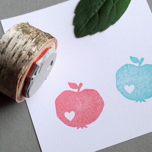 Stempel Apfel Frucht Retrolook Bild 2