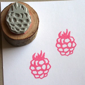 Stamp Raspberry Motif Stamp Fruits for Canning Time image 3