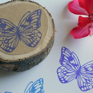 Stempel zarter Schmetterling romantischer Falter Bild 3