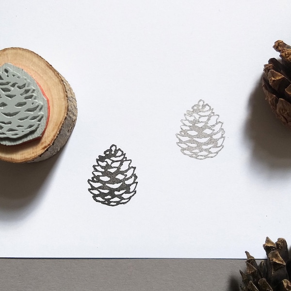 Stempel Tannenzapfen Zapfen Wald Tannenbaum