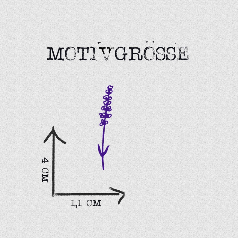 Stempel Lavendel Motivstempel mediterrane Kräuter Bild 4