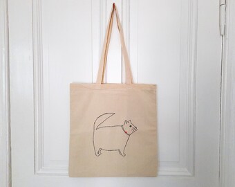 Borsa in cotone Borsa a tracolla per gatti Moppelkatze