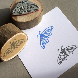 stempel mot vlinder