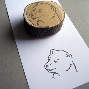 Stamp Bear Forest Animal image 2