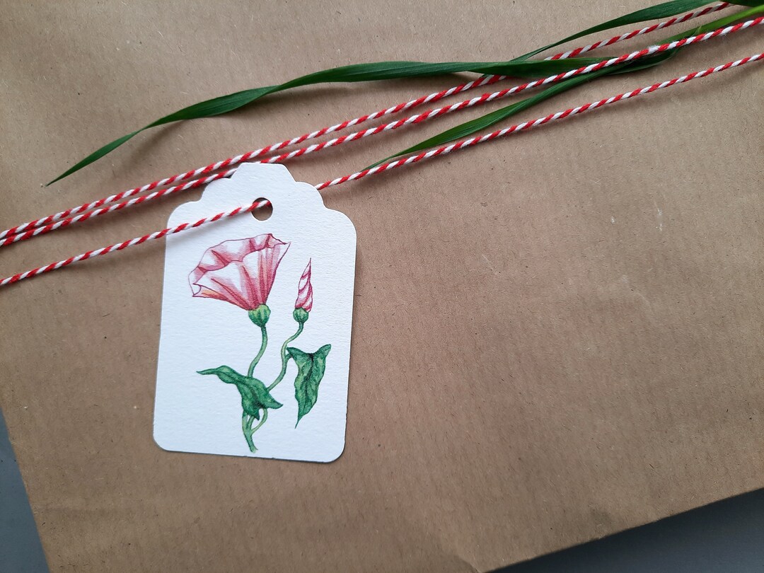 CHGCRAFT 120 Etichette Regalo In Carta Kraft Con Girasole E Spago Di Iuta 30m - 7,6x5,1 Cm - Per Ringraziamenti, Matrimoni, Compleanni E Feste - 3