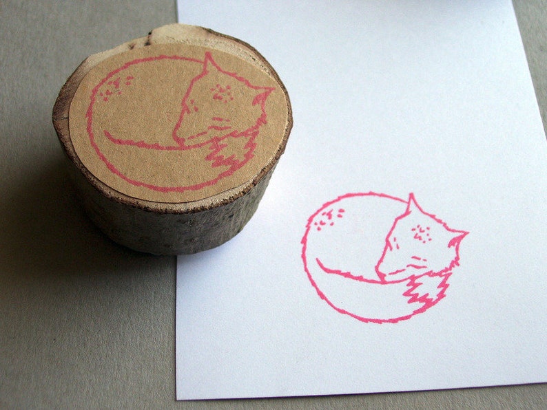 Stempel Fuchs Motivstempel Waldtier Bild 3