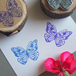 Stempel zarter Schmetterling romantischer Falter Bild 1