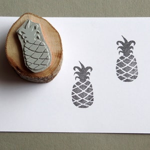 Timbro motivo ananas timbro frutta esotica