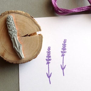 Stempel Lavendel Motivstempel mediterrane Kräuter Bild 1