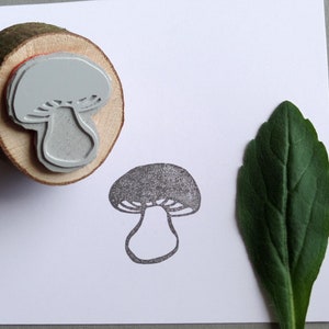 Stempel porcini paddestoel motief stempel paddestoel